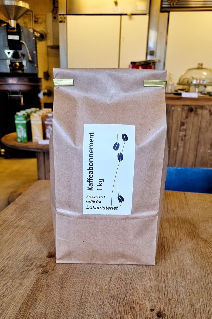 Kaffeabonnement på 1 kg.