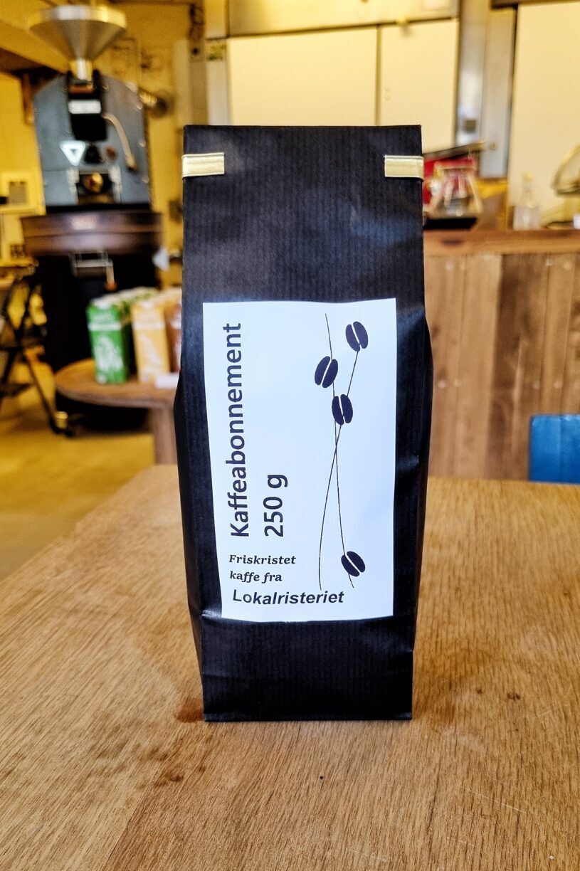 Kaffeabonnement fra Sorø 250 g.